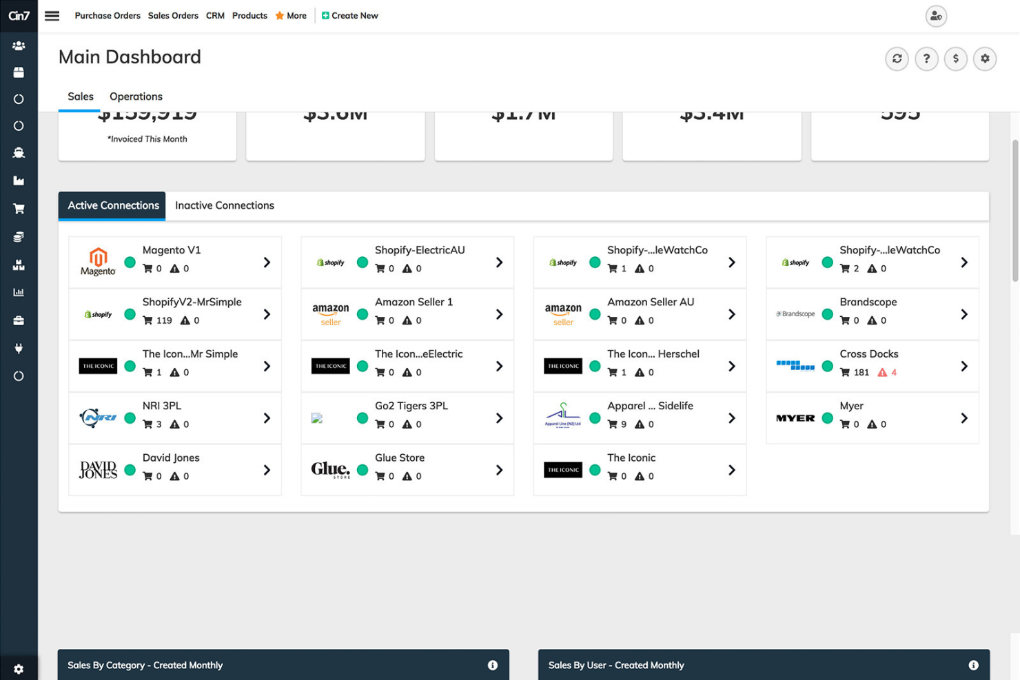 Cin7 screenshot - Le 10 migliori alternative a Linnworks recensite nel 2026