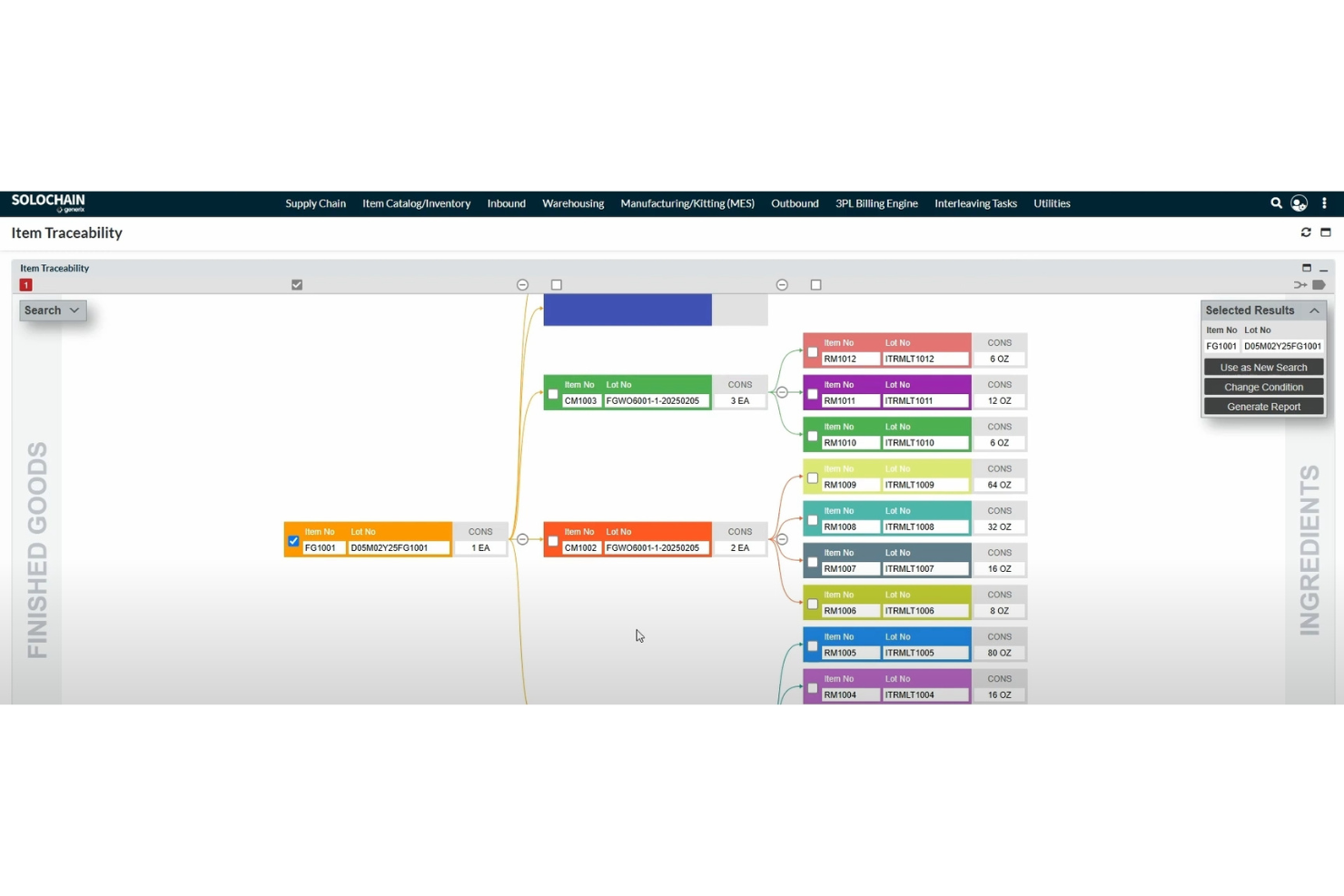 Solochain screenshot - 10 Mejores Sistemas de Gestión de Pedidos de Almacén de 2026