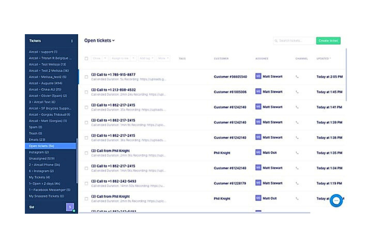 Gorgias screenshot - 10 Mejores Software de Atención al Cliente para Comercio Electrónico en 2026
