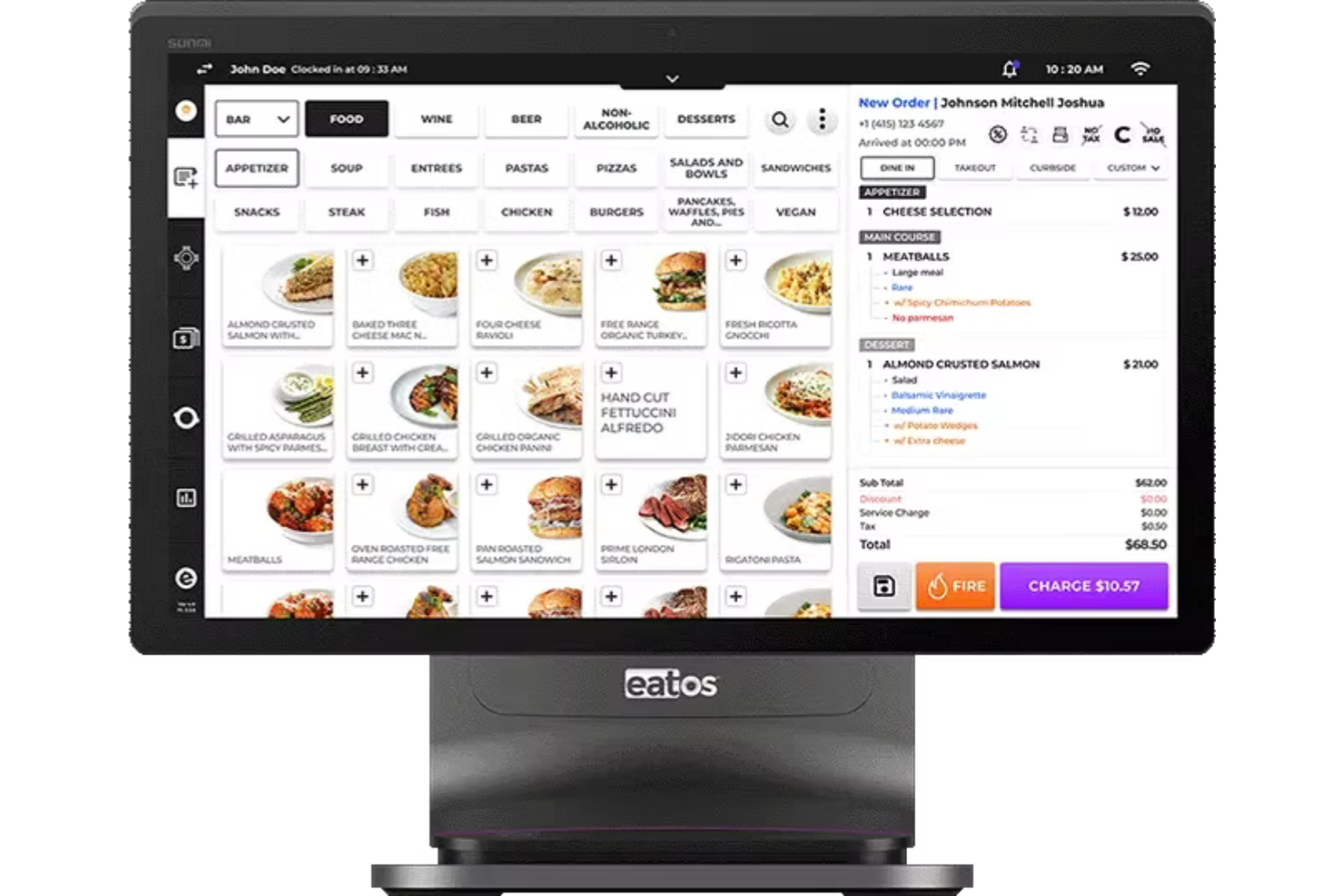 eatOS screenshot - Le 10 Migliori Soluzioni POS per Aziende Analizzate nel 2026
