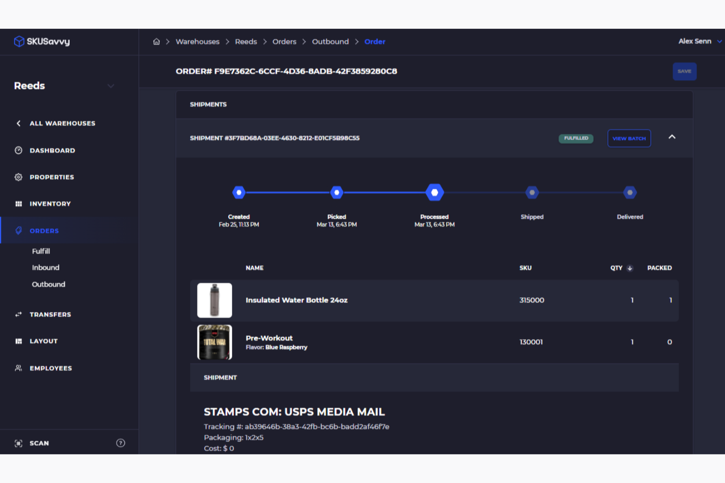 SKUSavvy screenshot - Le 10 Migliori Soluzioni per la Gestione degli Ordini su Shopify per il 2026