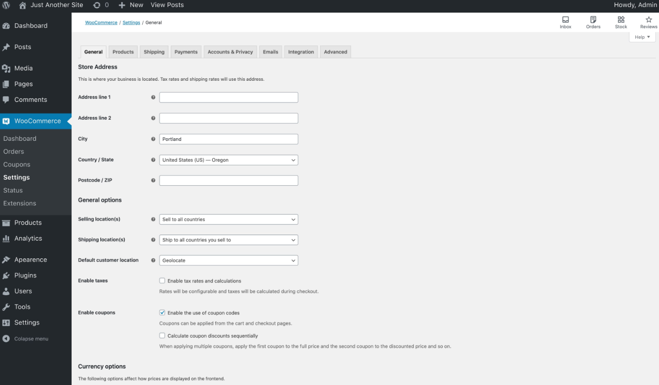 WooCommerce screenshot - 10 Mejores Plataformas de Comercio Electrónico para Ropa Analizadas en 2026