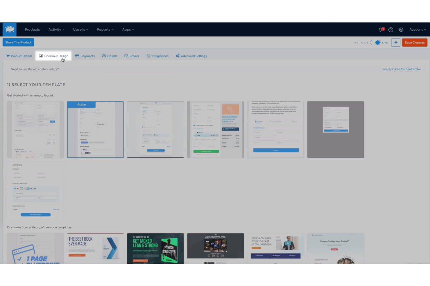 SamCart screenshot - Le 10 migliori soluzioni per il carrello degli acquisti per il 2026