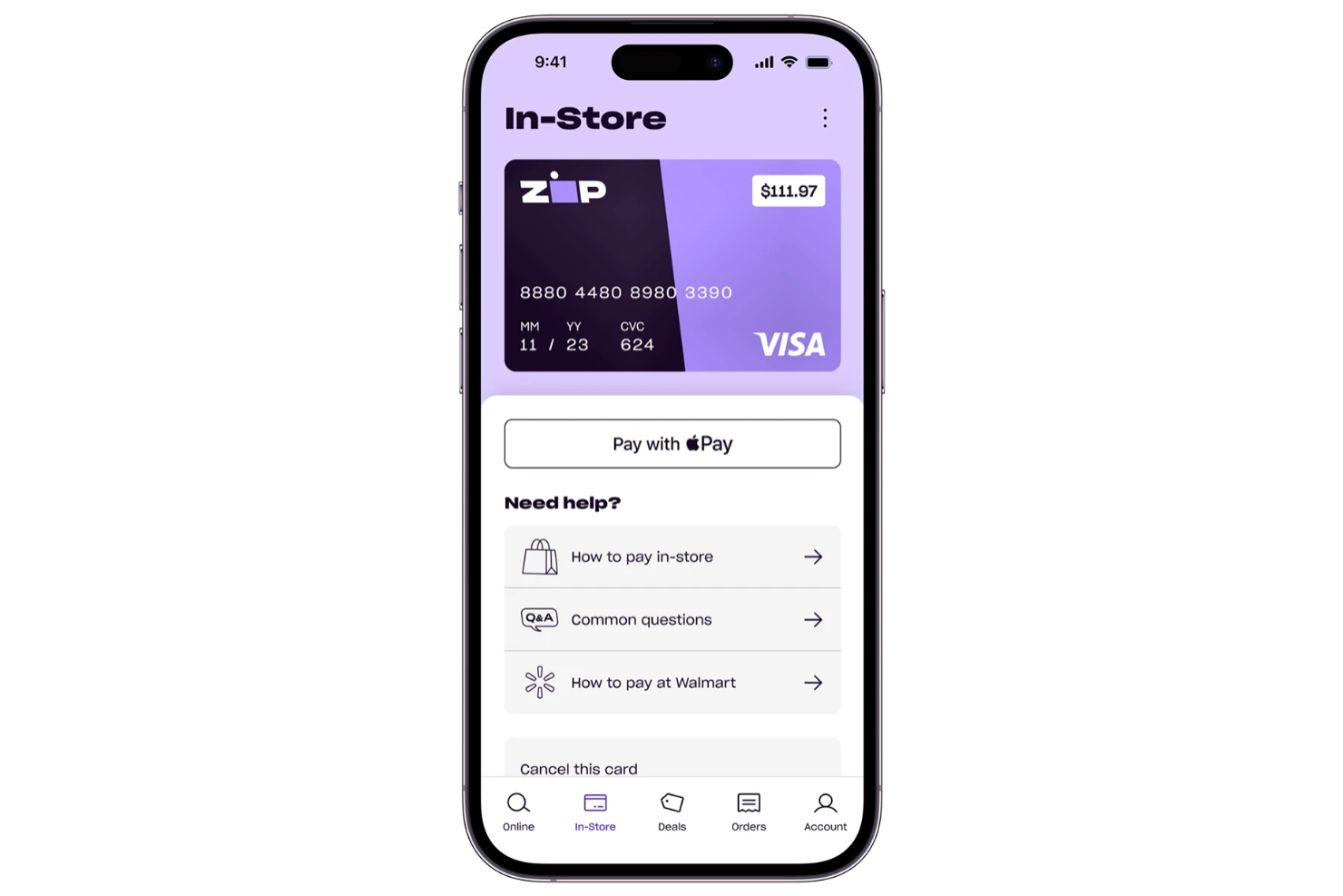 Zip screenshot - 14 alternative ad Afterpay nel 2026