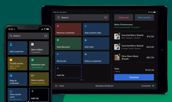 Shopify POS screenshot - I 10 migliori sistemi POS per gestire il flusso di cassa nel 2026