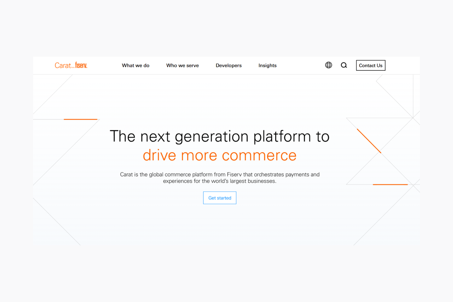 Carat by Fiserv screenshot - 10 Mejores Servicios para Comerciantes de Comercio Electrónico Clasificados para 2026