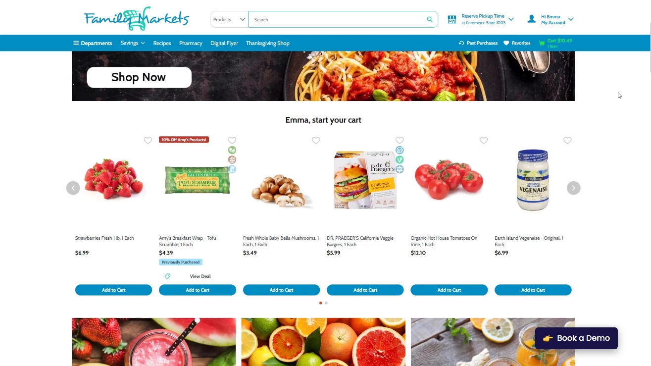 Wynshop screenshot - Las 10 mejores plataformas de comercio electrónico para supermercados para 2026