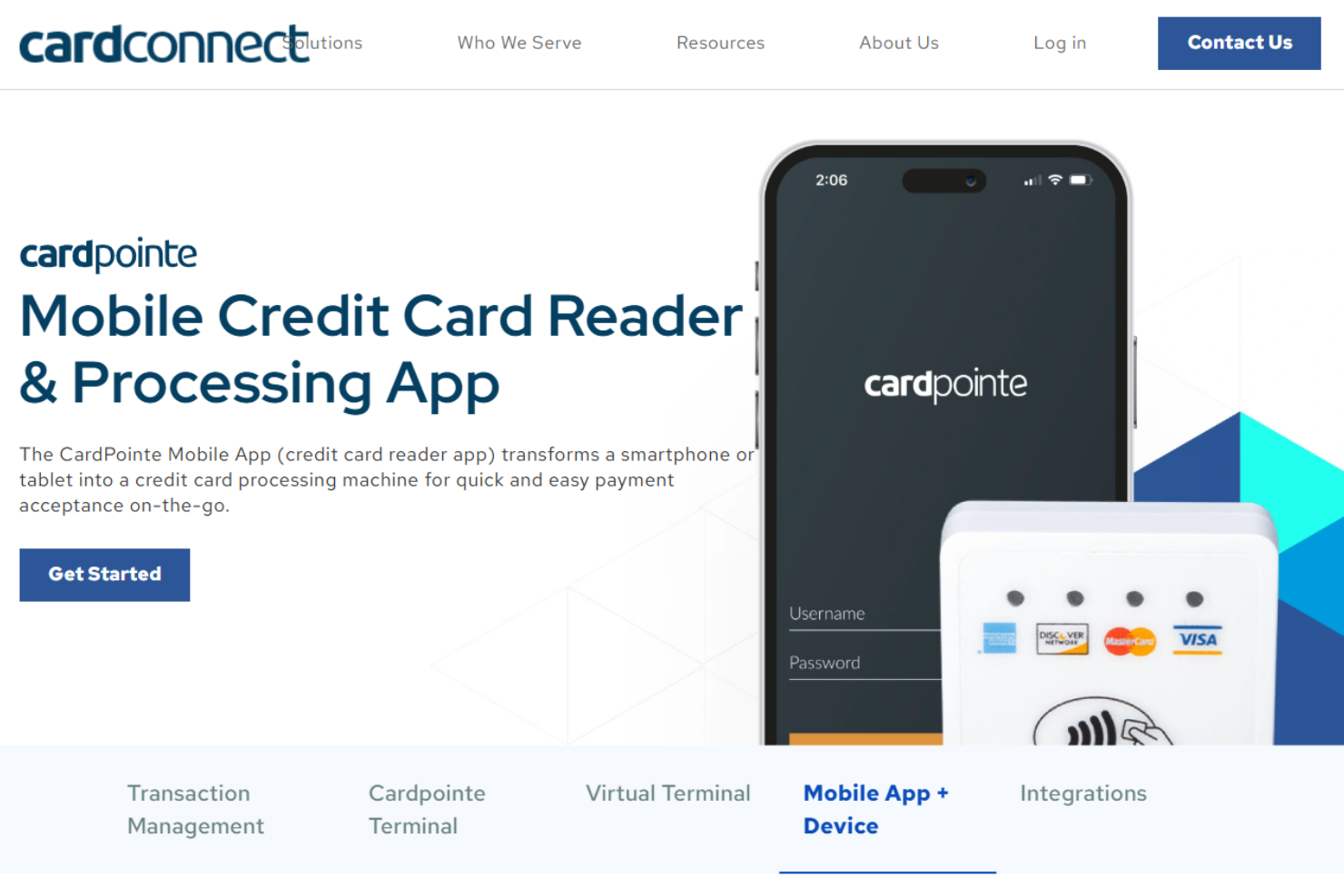 CardPointe screenshot - 10 Migliori lettori di carte di credito per Android nel 2026