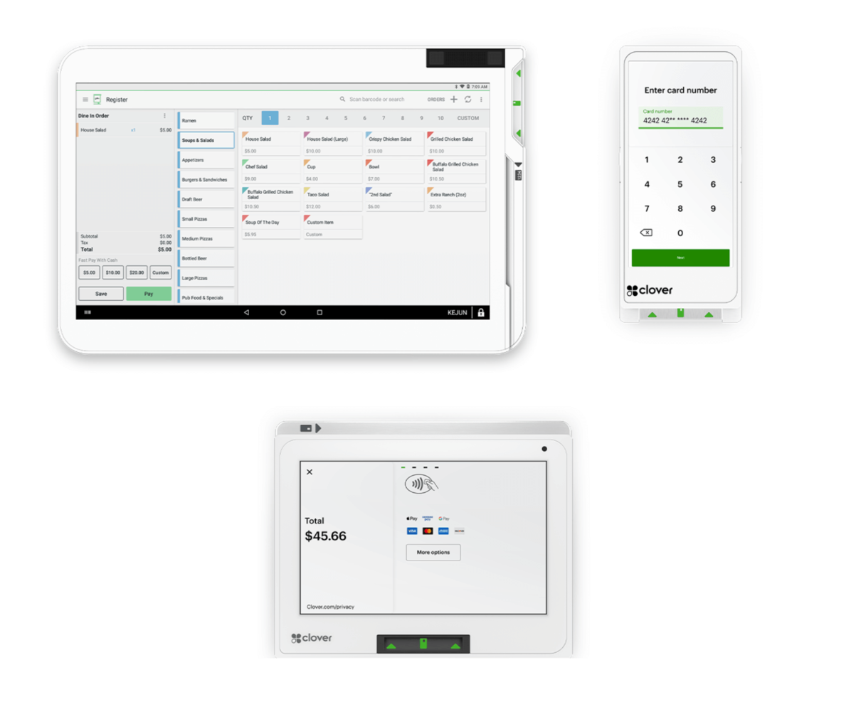 Clover screenshot - Los 10 Mejores Programas de Punto de Venta para Pequeñas Empresas en 2026