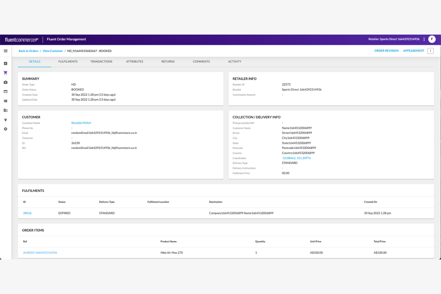 Fluent Order Management screenshot - 10 Migliori Sistemi Personalizzati di Gestione degli Ordini per il 2026