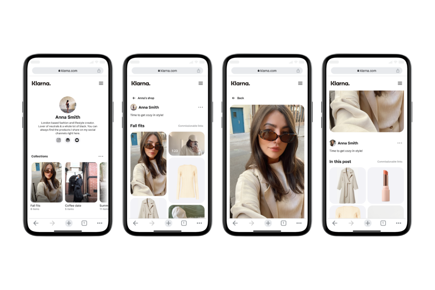 Klarna screenshot - 14 alternativas a Afterpay en 2026