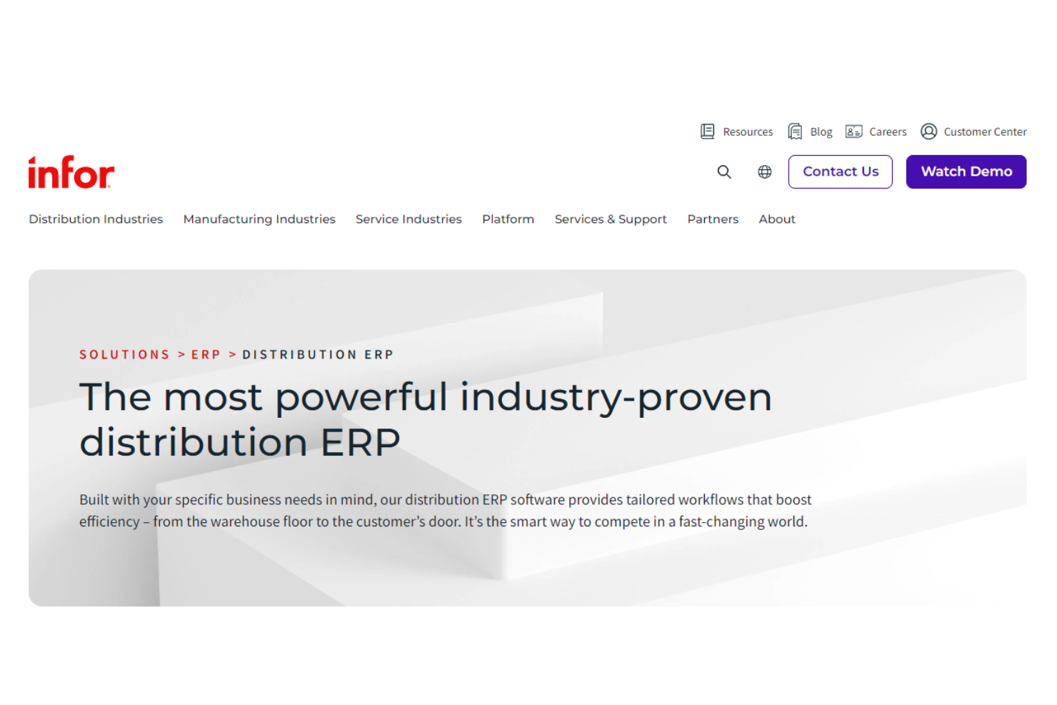 Infor CloudSuite screenshot - 10 Mejores Software de Gestión de Pedidos Distribuidos para 2026