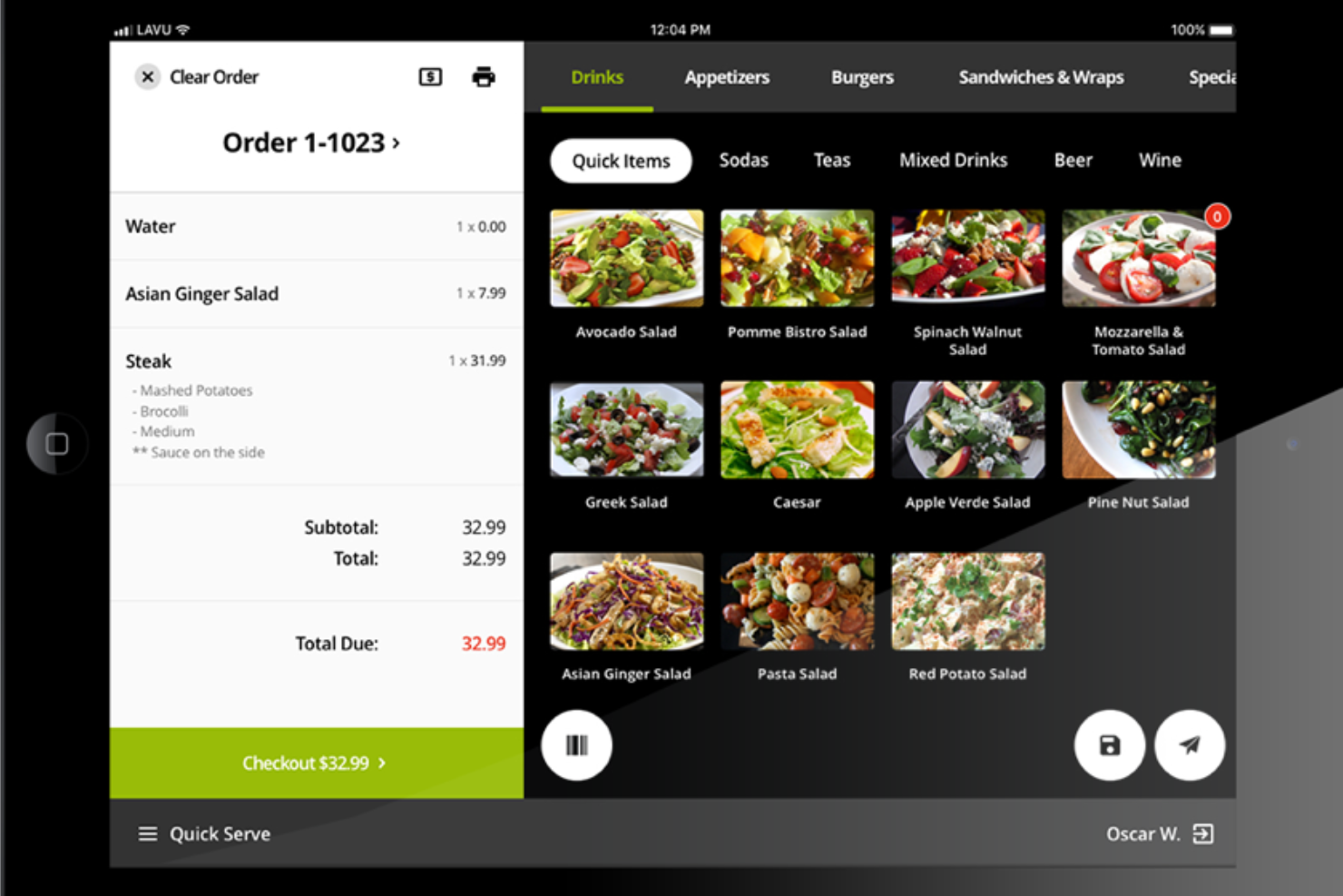 Lavu screenshot - I 10 migliori sistemi POS mobili, classificati e recensiti per il 2026