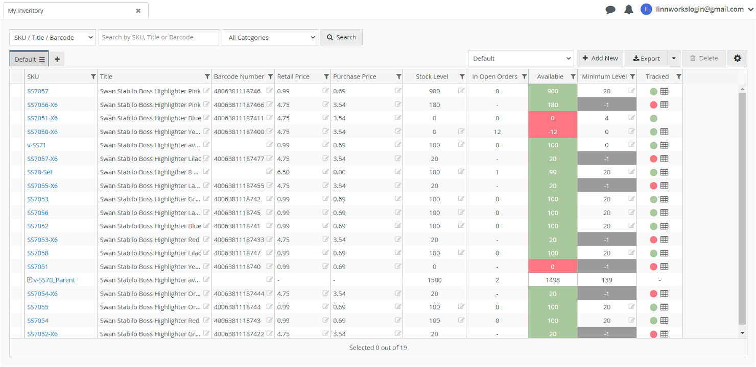 Linnworks screenshot - I 10 migliori software per la gestione dell’inventario per il 2026