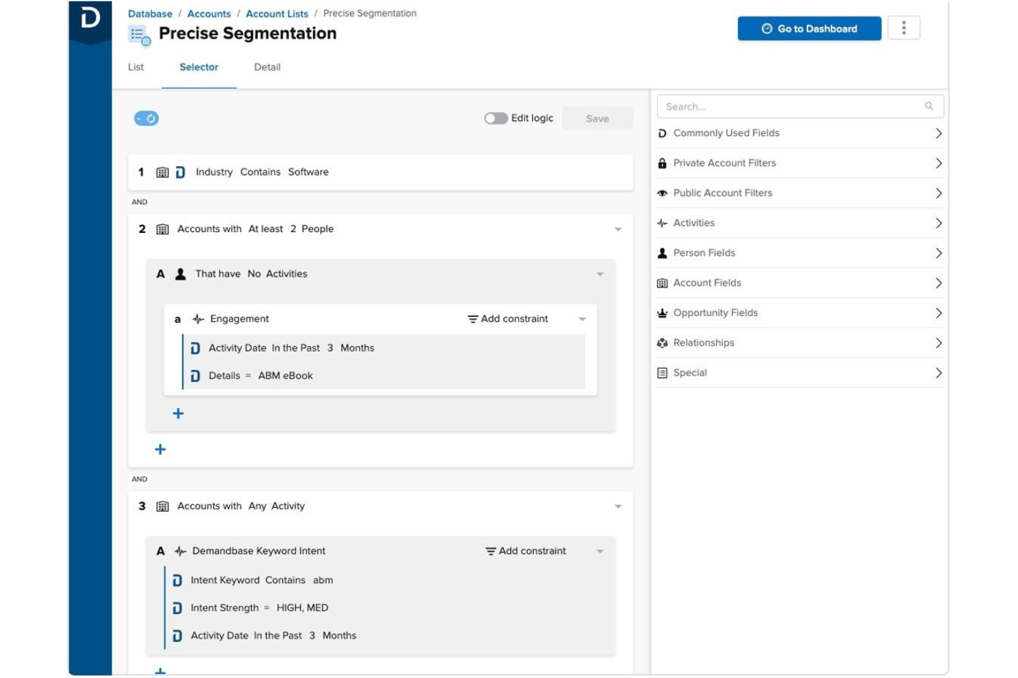 Demandbase screenshot - 10 Mejores DSPs para Optimizar el Gasto en Publicidad de Ecommerce en 2026