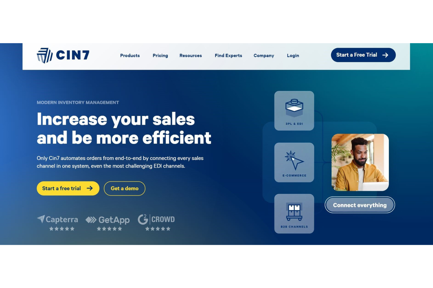 Cin7 Omni screenshot - I 10 migliori software di gestione inventario per il retail del 2026