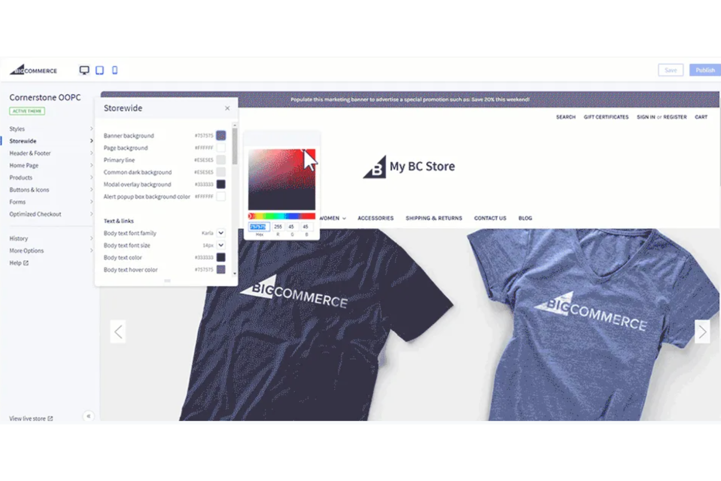 BigCommerce screenshot - 10 Mejores Plataformas de Comercio Electrónico Para Vender Inteligentemente en 2026