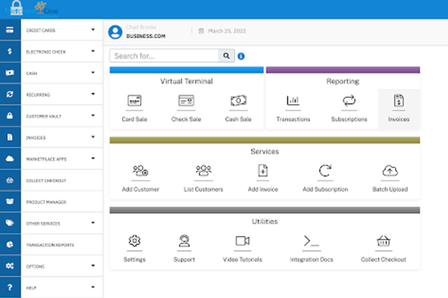 Merchant One screenshot - 10 Migliori Soluzioni di Pagamento Mobile per il Retail nel 2026