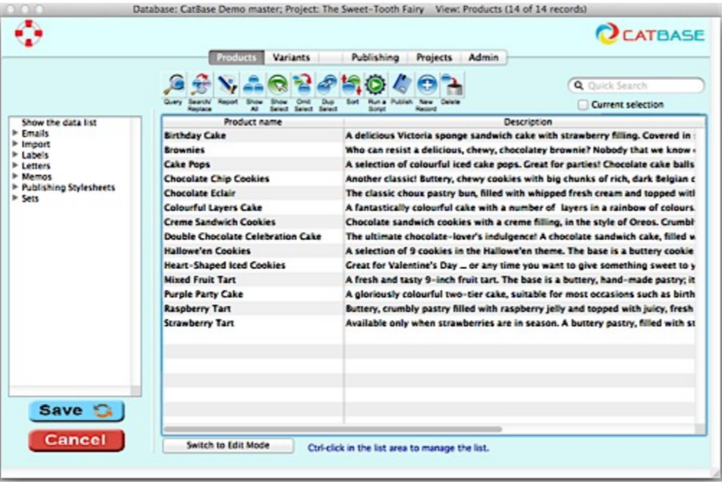 CatBase screenshot - Los 10 Mejores Programas de Gestión de Catálogos Para 2026