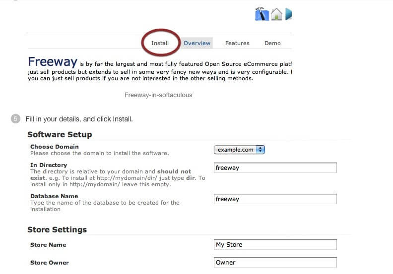 OpenFreeway screenshot - Le 10 migliori piattaforme ecommerce open source nel 2026