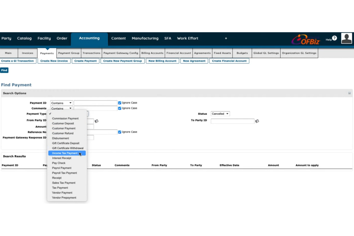 Apache OFBiz screenshot - 10 Migliori Strumenti Open Source per la Gestione degli Abbonamenti del 2026