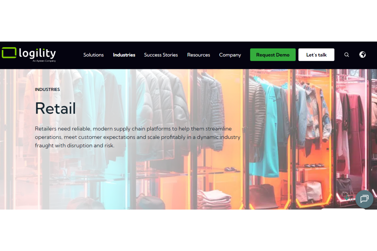 Logility screenshot - I 10 migliori software di pianificazione retail per il 2026