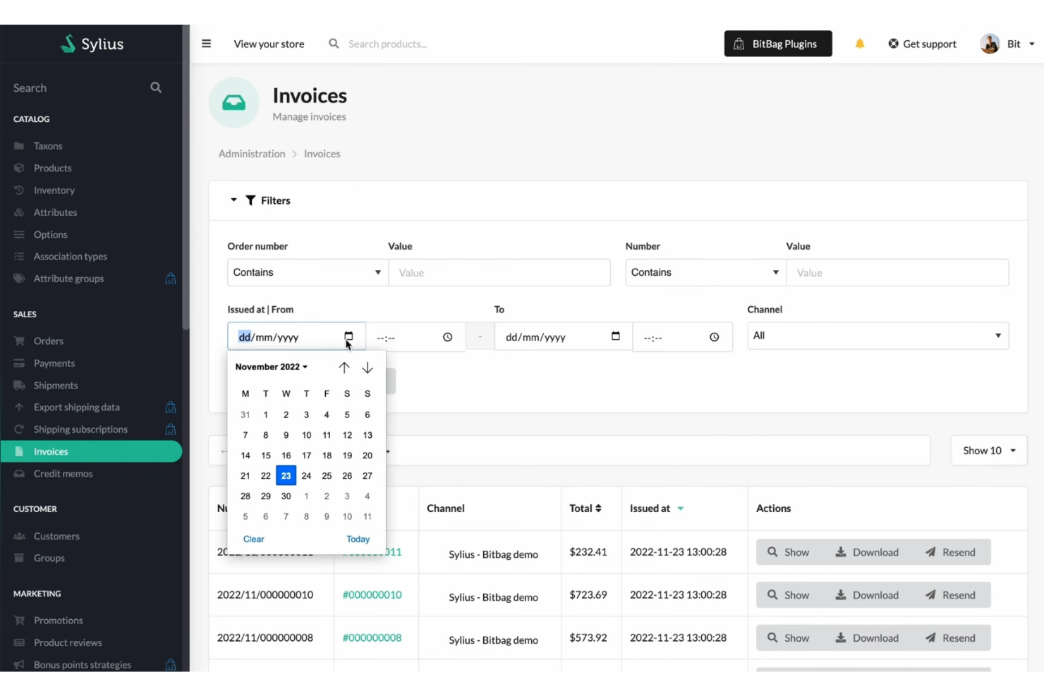Sylius screenshot - Los 10 Mejores Herramientas de Gestión de Suscripciones de Código Abierto de 2026