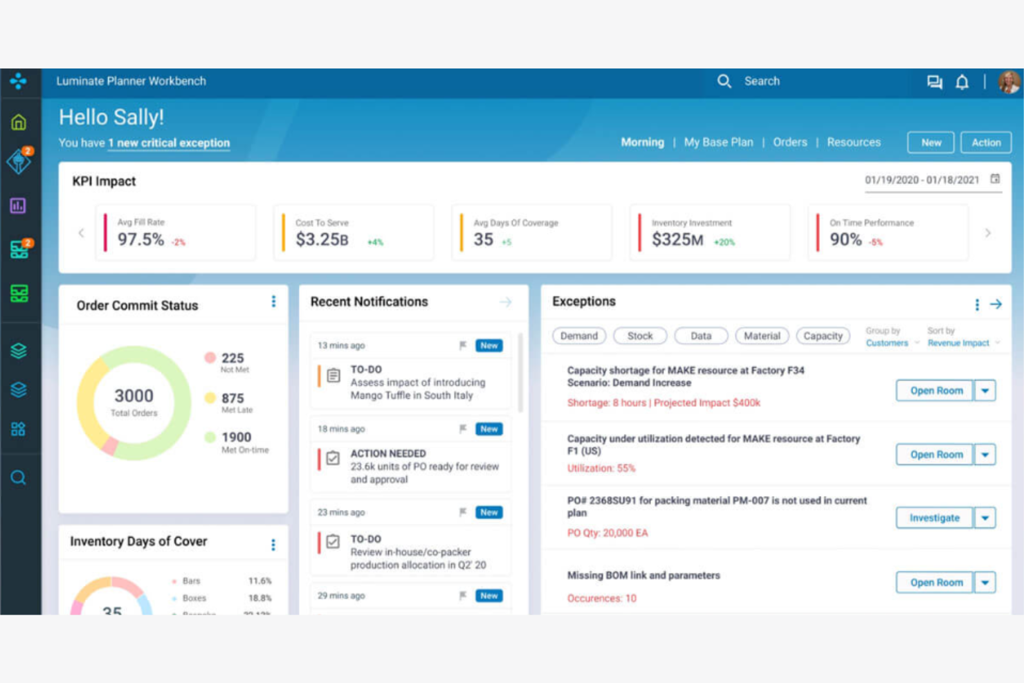 Blue Yonder screenshot - 10 Mejores Sistemas Personalizados de Gestión de Pedidos para 2026
