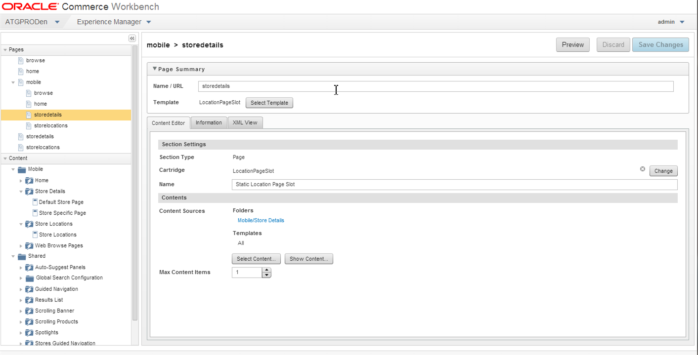 Oracle Commerce screenshot - 10 migliori piattaforme di e-commerce alimentare per il 2026
