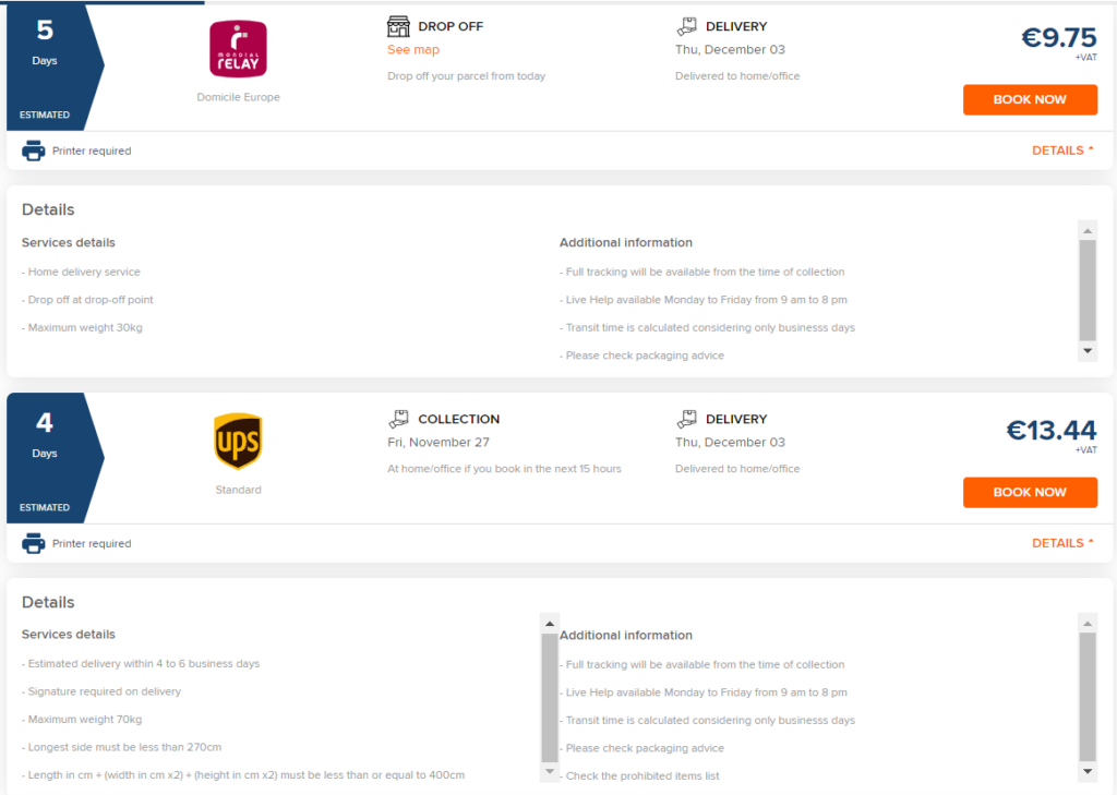 Packlink Pro screenshot - 10 Mejores Software de Envíos para Comercio Electrónico en 2026