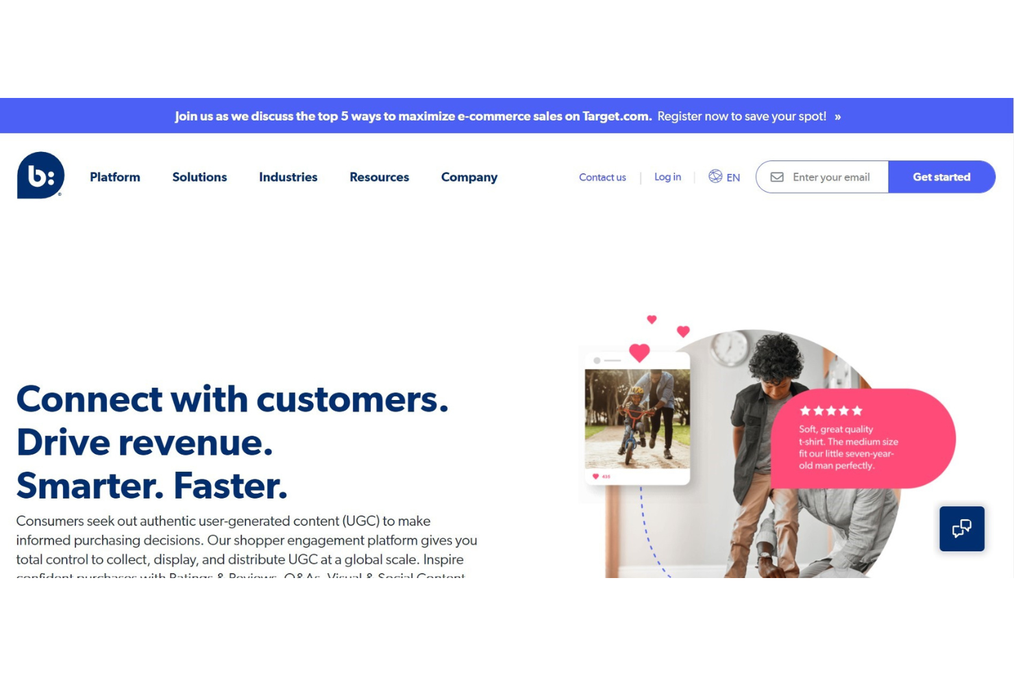 Bazaarvoice screenshot - Las 10 Mejores Plataformas de Comercio Social Para Vender en 2026