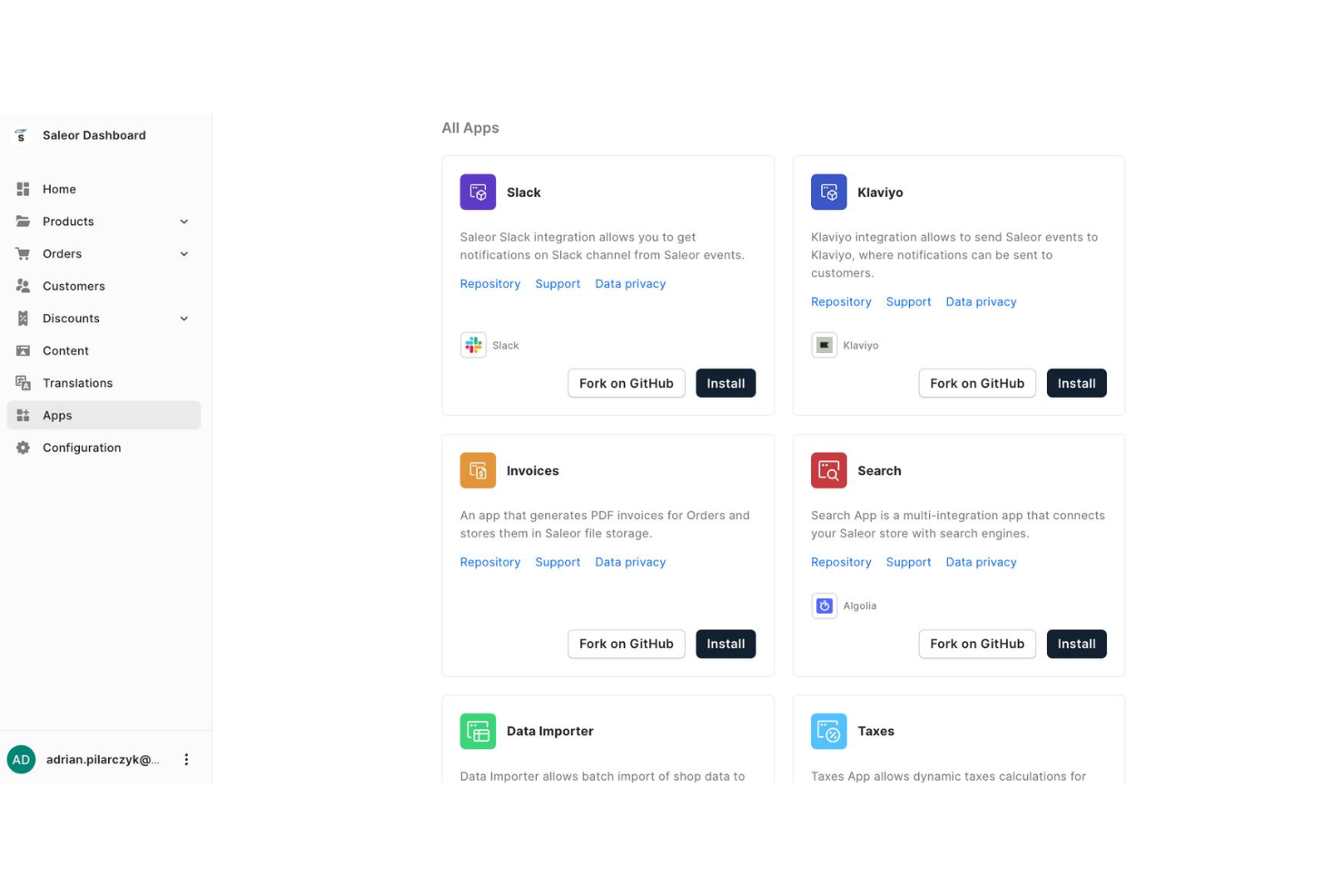 Saleor screenshot - Die 10 besten E-Commerce-CMS-Plattformen im Ranking für 2026