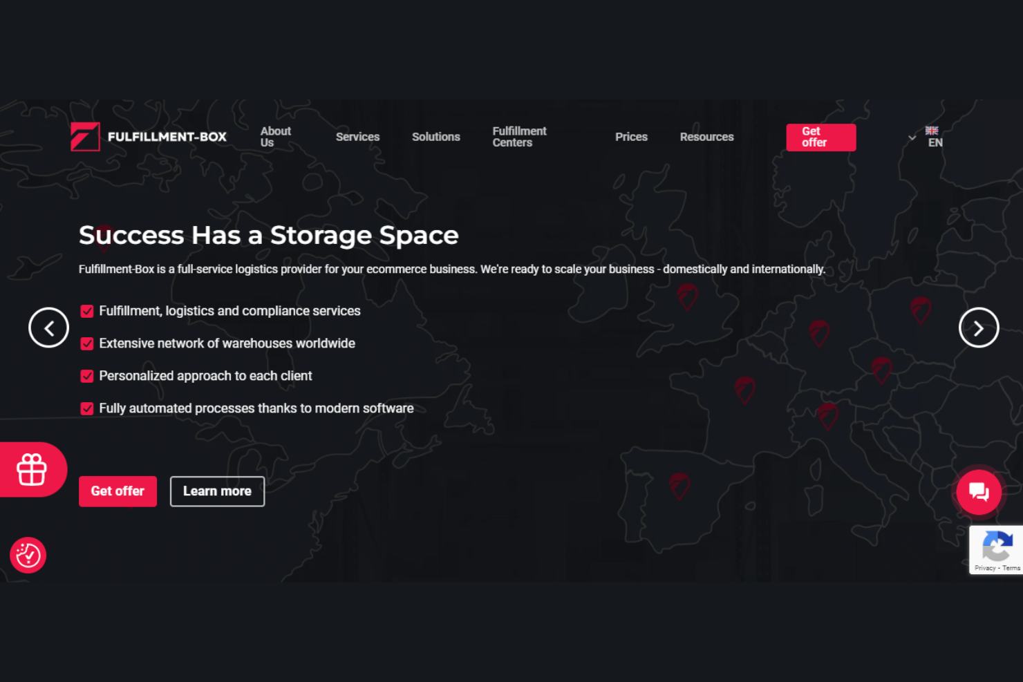 Fulfillment Box screenshot - 10 beste fulfilmentdiensten in Canada voor 2026