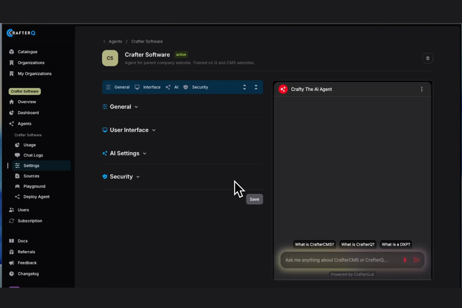 CrafterQ screenshot - 10 beste AI-hulpmiddelen voor e-commerce beoordeeld in 2026