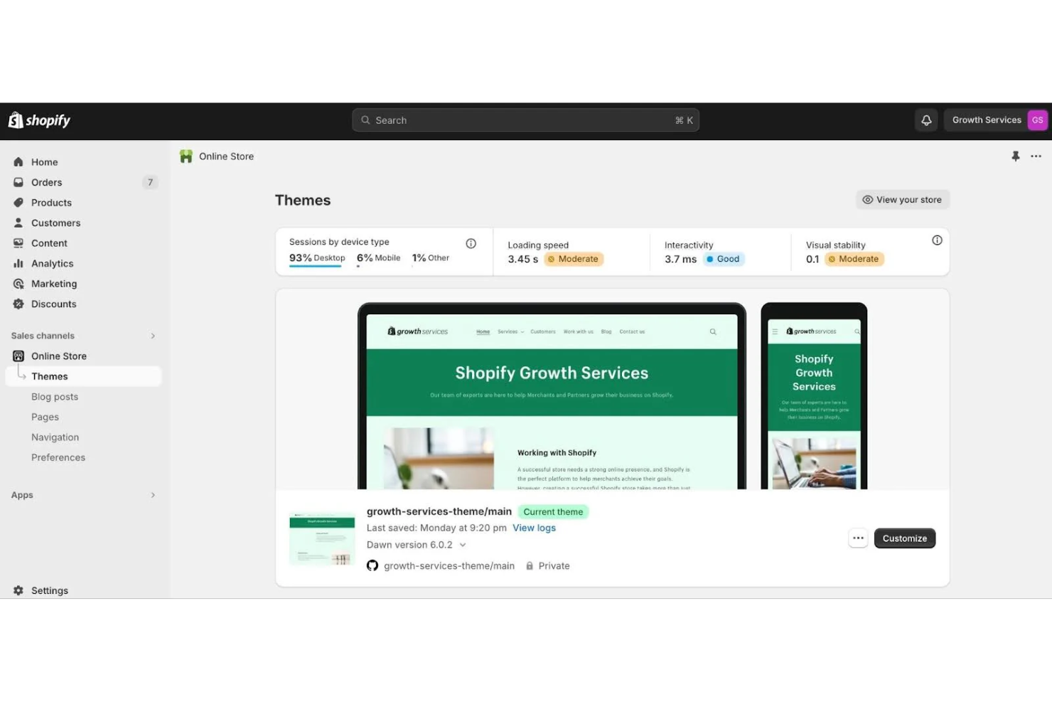 Shopify screenshot - 10 beste AI-e-commercewebsitebouwers beoordeeld in 2026