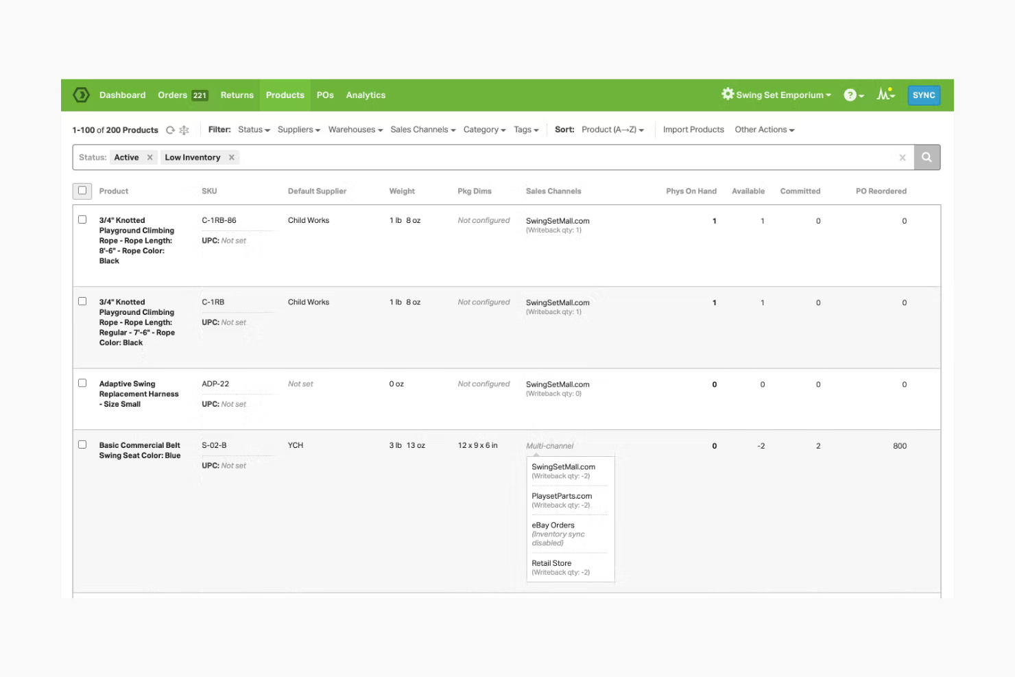 Ordoro screenshot - 10 beste omnichannelvoorraadsoftware van 2026
