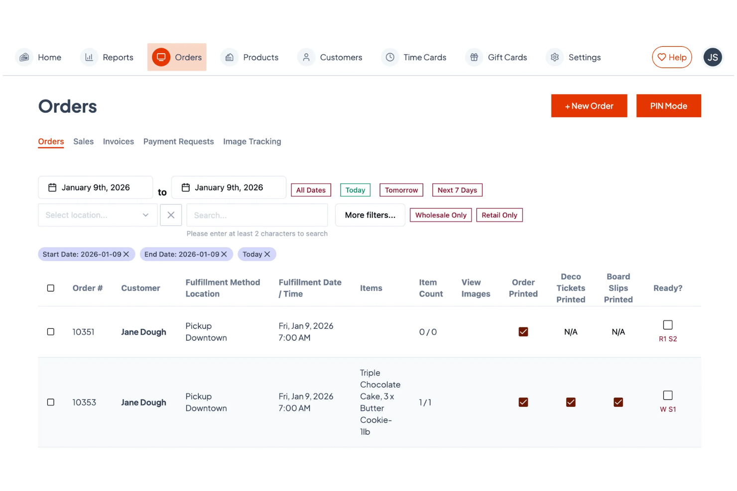 BakeSmart screenshot - 10 beste kassasystemen voor bakkerijen in 2026
