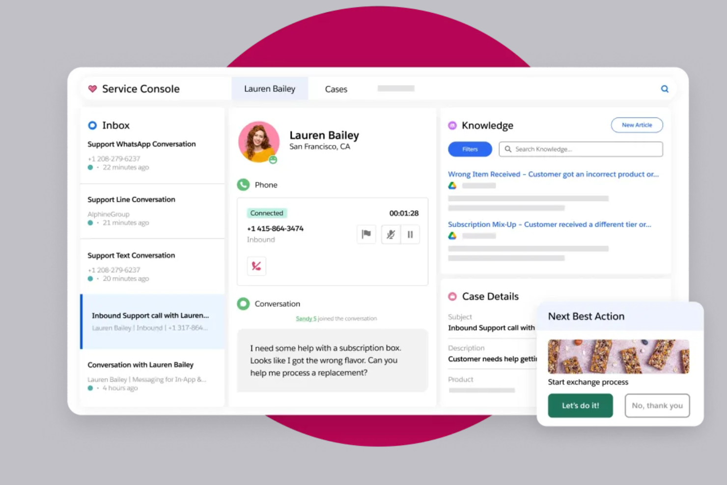 Salesforce Service Cloud screenshot - 10 beste alternatieven voor Freshdesk voor 2026