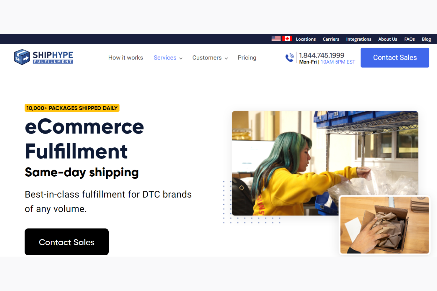 SHIPHYPE Fulfillment screenshot - 10 beste pick-and-pack-fulfilmentdiensten in 2026