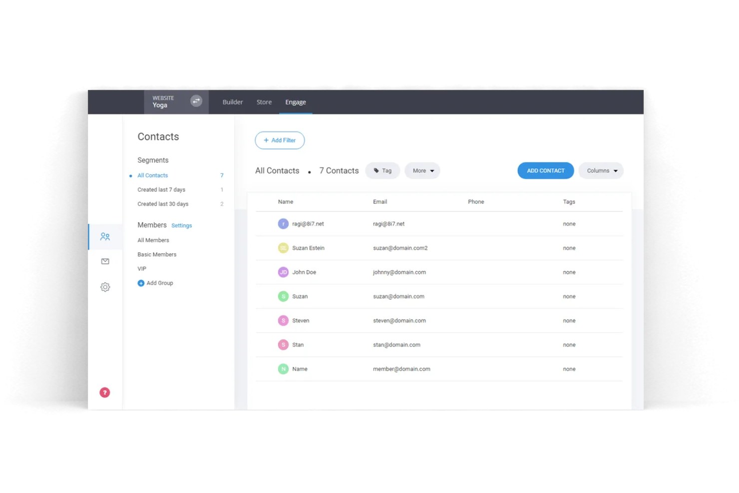 Simvoly screenshot - 10 beste e-commerceplatforms voor start-ups beoordeeld in 2026
