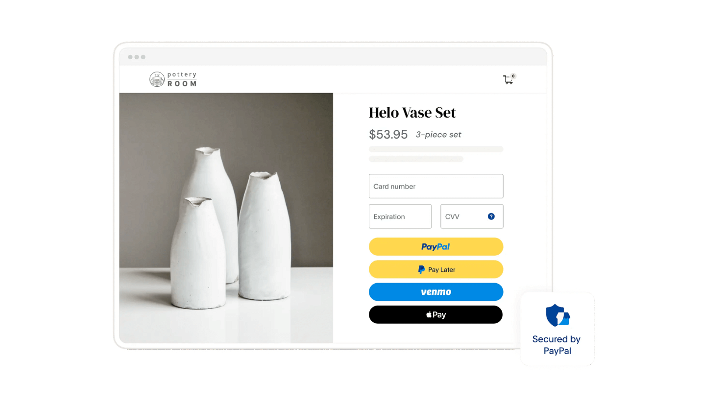 PayPal screenshot - 10 beste diensten voor handelaarsaccounts voor e-commerce in 2026