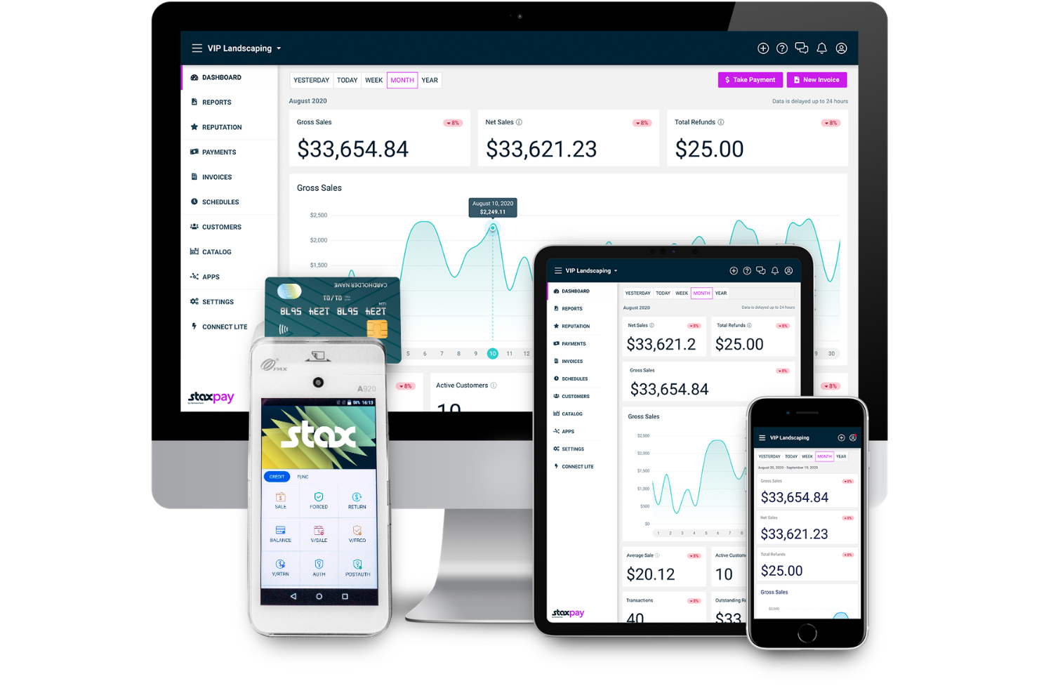 Stax screenshot - 10 beste software voor creditcardverwerking voor e-commerce in 2026