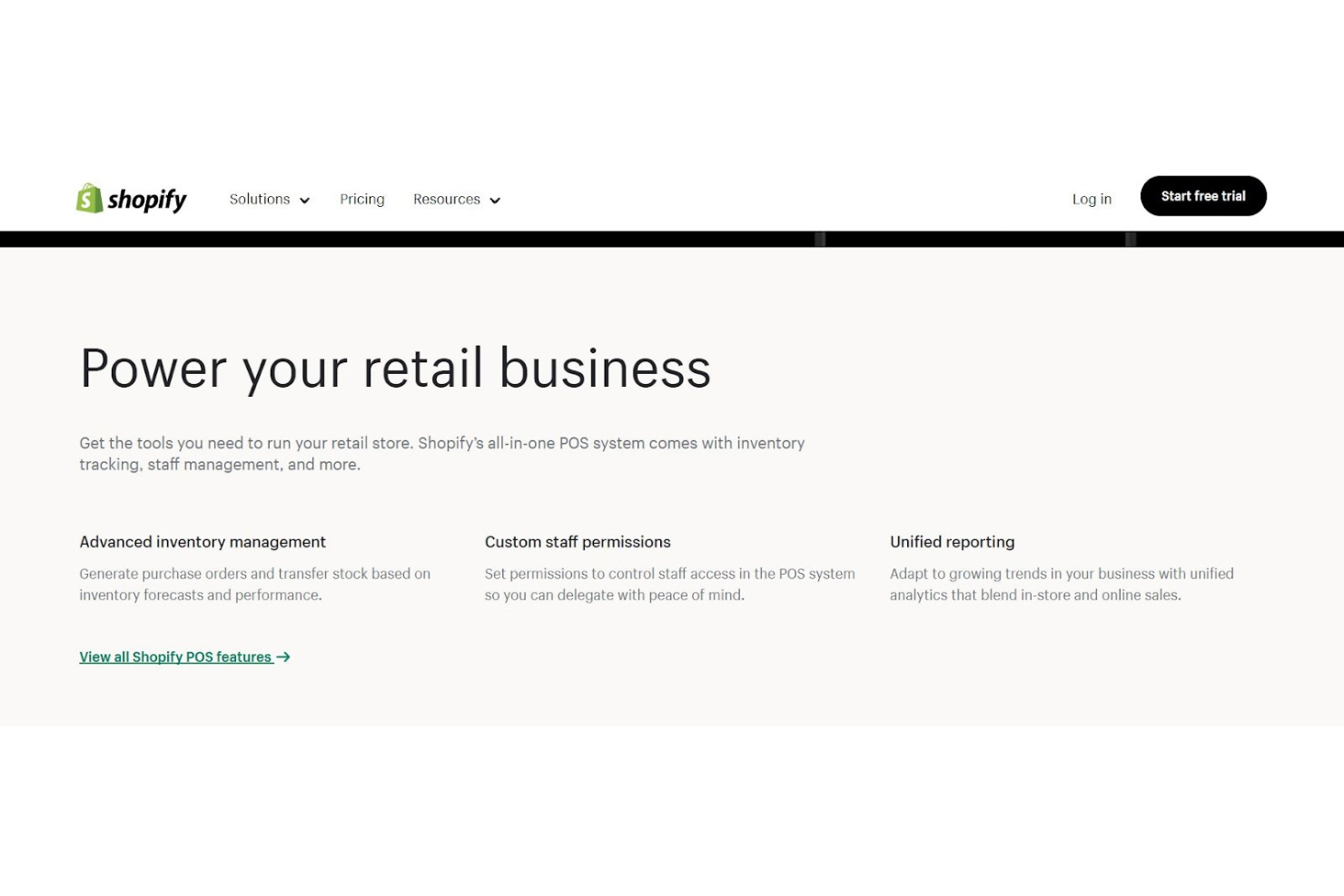 Shopify POS screenshot - 10 beste mobiele betaaloplossingen voor retail in 2026