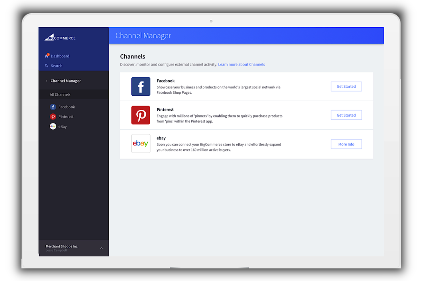 BigCommerce screenshot - 10 beste e-commerceplatforms voor meerdere kanalen voor 2026