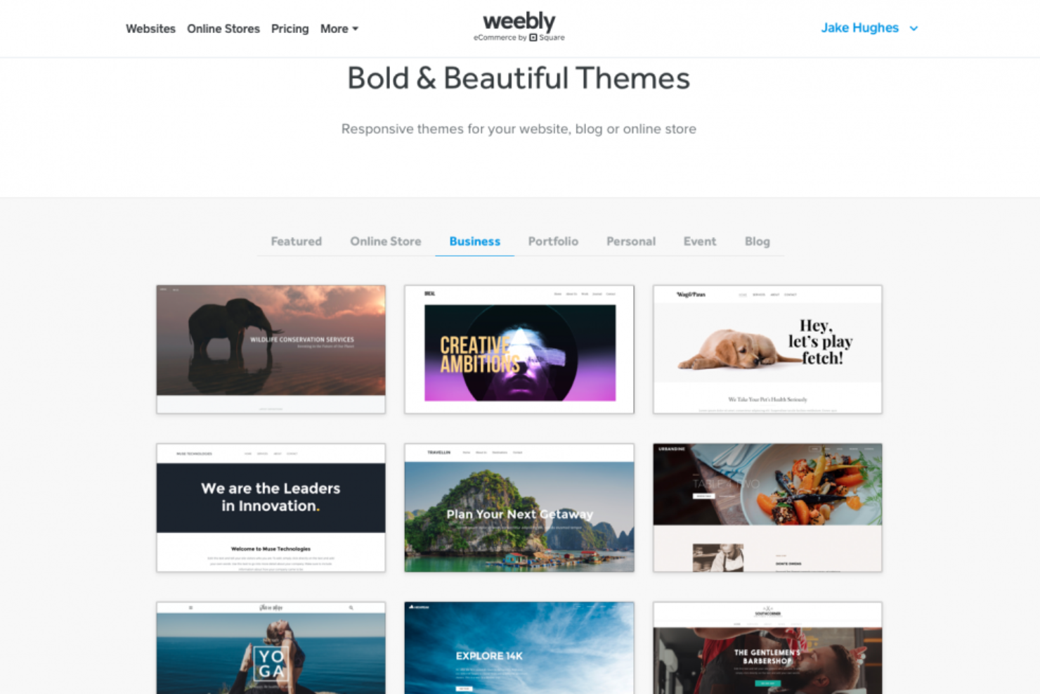 Weebly screenshot - 10 beste websitebouwers voor e-commerce in 2026