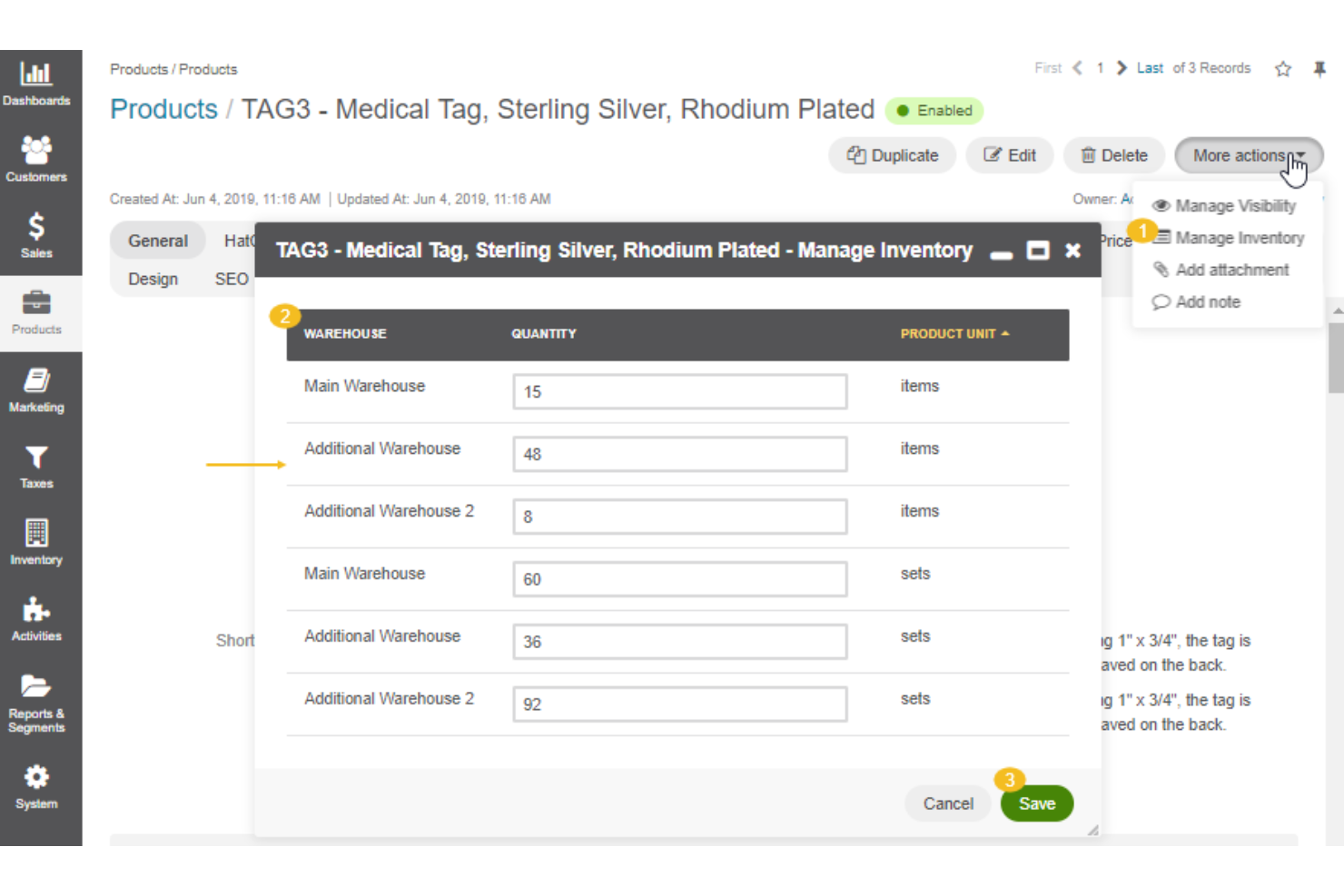 OroCommerce screenshot - 10 beste open-sourceplatforms voor magazijnbeheer in 2026
