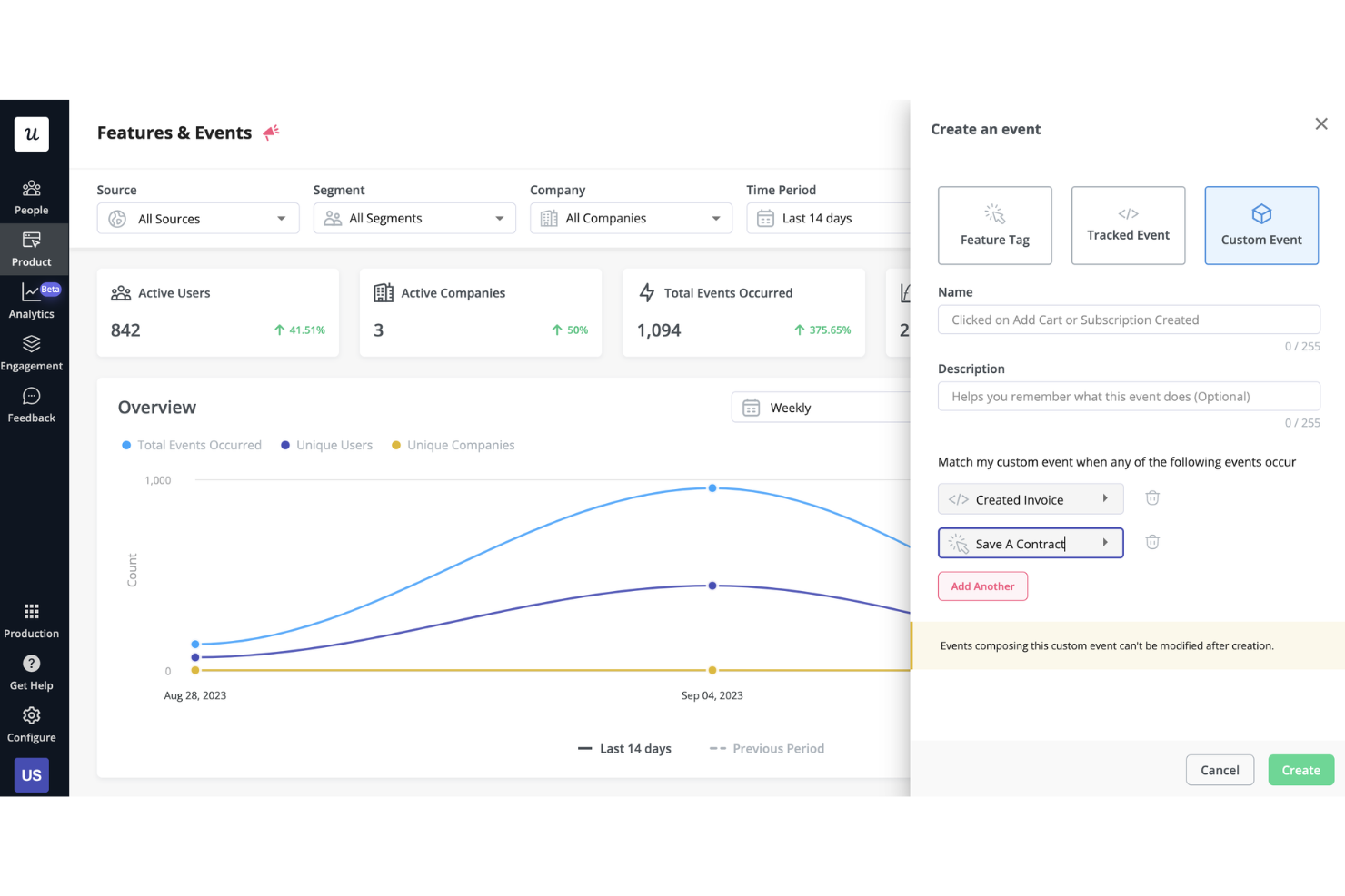 Heap screenshot - 10 alternativas a Google Analytics para 2026