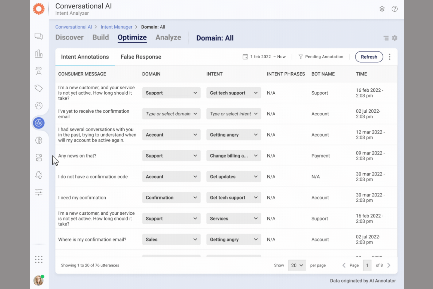 LivePerson screenshot - 10 meilleures alternatives à Intercom sélectionnées pour 2026 afin d’améliorer la communication entre équipes et avec les clients