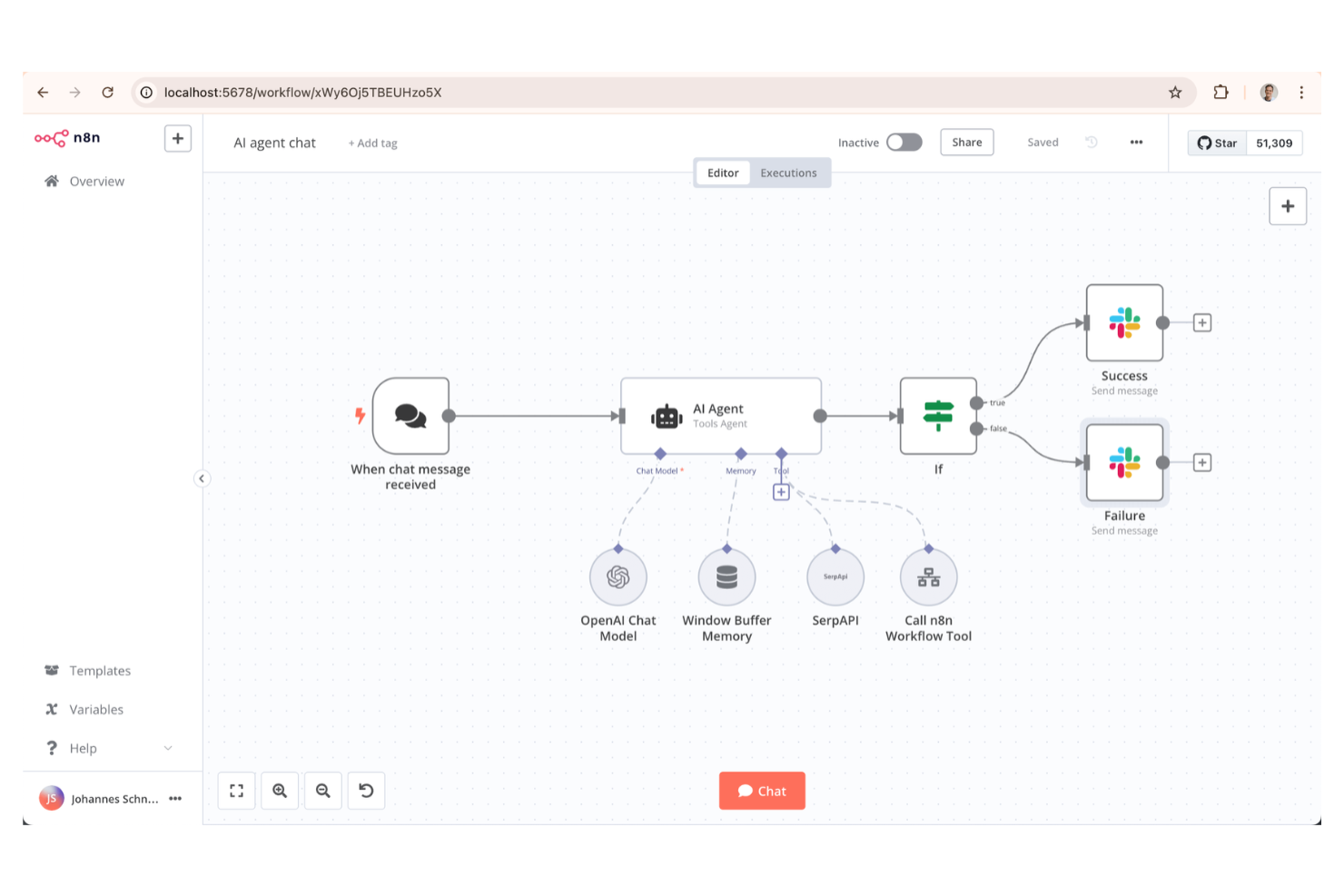 n8n screenshot - 14 Alternative a Zapier per il 2026