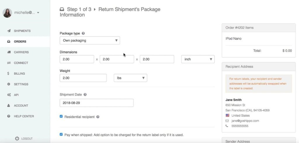 Shippo screenshot - The 23 Best Ecommerce Shipping Companies, Ranked & Reviewed for 2026